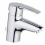 GROHE 33559001 Eurostyle Смеситель однорычажный для раковины, гибкая подводка, цепочка. Фото