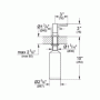 Дозатор для жидкого мыла GROHE Cosmopolitan 40535DC0 для ванной комнаты. Фото