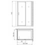 Душевой уголок Gemy Sunny Bay S28131A-A2. Фото
