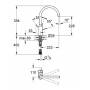 Смеситель для мойки GROHE Eurosmart Cosmopolitan 32843000. Фото