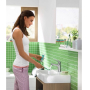 Смеситель для раковины Hansgrohe Novus 100 без донного клапана 71031000. Фото