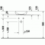 Раковина накладная DURAVIT D-Neo 40х40 2371400070. Фото