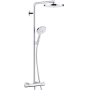 Душевая система Hansgrohe Raindance Select S 240 2 jet Showerpipe хром/белый 27129400. Фото