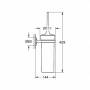 Туалетный ёршик GROHE Ondus 40380000 для ванной комнаты. Фото