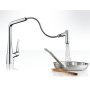 Смеситель для кухни Hansgrohe Metris хром 14820000 Смеситель для кухни Hansgrohe Metris хром 14820000. Фото