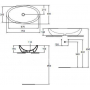 Раковина накладная IDEAL STANDARD Strada 75х42 K078501. Фото