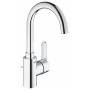 Смеситель однорычажный для раковины GROHE 23043003 Eurostyle Cosmopolitan с высоким изливом, хром. Фото