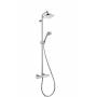 Душевая система HANSGROHE Croma 220 Ecosmart Showerpipe 27188000. Фото