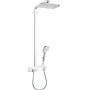 Showerpipe 360 1jet с ShowerTablet Select 300 27288400, белый/хром. Фото