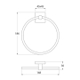 Полотенцедержатель IDDIS Edifice EDISBO0i51 для ванной комнаты. Фото