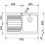 Кухонная мойка FRANKE Logica Line LLX 611 R 101.0085.773. Фото