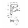 Душевая система GROHE New Tempesta Cosmopolitan 26225000. Фото
