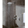 Верхний душ с держателем Hansgrohe Raindance E 300 1jet 26238700 матовый белый. Фото