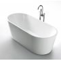 Ванна акриловая отдельностоящая BELBAGNO BB202-1500-750. Фото