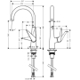 Смеситель для кухни Hansgrohe Talis S 260 72810000. Фото