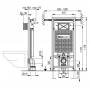 Система инсталляции для унитазов AlcaPlast Jadromodul A102/1200. Фото