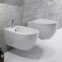 Унитаз-биде подвесной CERAMICA GLOBO SPA 4All Vaso e Bidet 54.36 MDB02.BI. Фото