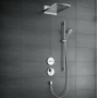 Запорный вентиль Hansgrohe ShowerSelect S для 3 потребителей 15745000 (внешняя часть). Фото