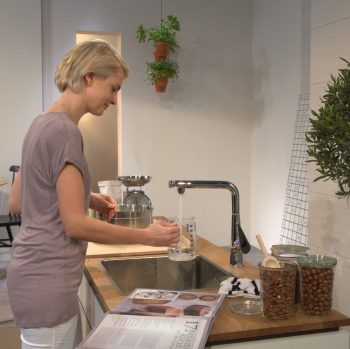Смеситель для кухни Hansgrohe Talis S 300 сталь 72820800 Смеситель для кухни Hansgrohe Talis S 300 сталь 72820800. Фото