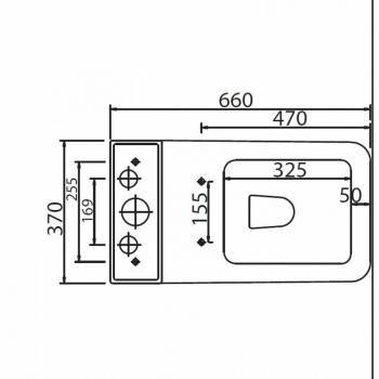 Чаша унитаза подвесного BELBAGNO Ardente BB354B. Фото