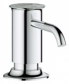 Дозатор для жидкого мыла GROHE Authentic 40537000 Дозатор для жидкого мыла GROHE Authentic 40537000 для ванной комнаты. Фото