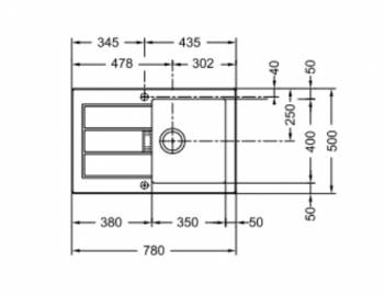 Мойка кухонная FRANKE Sirius SID611-78 114.0443.348. Фото