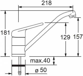 Смеситель для кухни FRANKE 601 115.0029.707. Фото