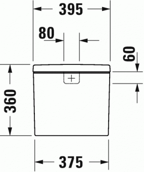 Бачок для унитаза DURAVIT D-Neo 0944100005. Фото