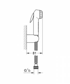 Гигиенический душ GROHE 27513000. Фото