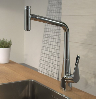 Смеситель для кухни Hansgrohe Metris хром 14820000 Смеситель для кухни Hansgrohe Metris хром 14820000. Фото