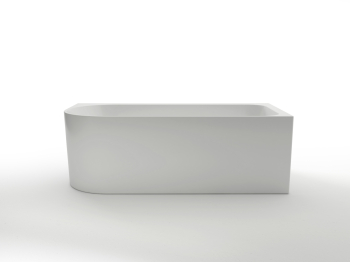 Ванна акриловая Azario LUTON 1700x800x580, пристенная, в комплекте с сифоном и металлической рамой, правая, белая  LUT17080 R. Фото