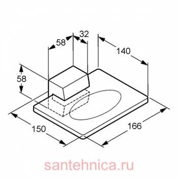 Мыльница KLUDI Joop 5598505H7 для ванной комнаты. Фото