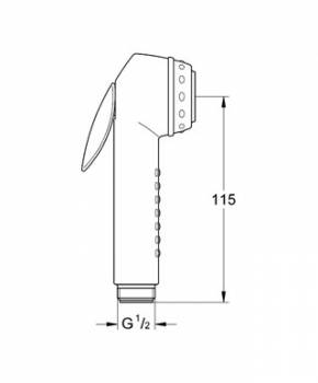 Гигиенический душ GROHE Trigger Spray 27512000. Фото