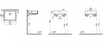 Раковина-чаша Vitra ArchiPlan 45х38 7403B003-0012. Фото