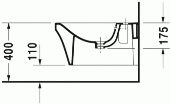 Биде подвесное DURAVIT P3 Comforts 2268150000. Фото