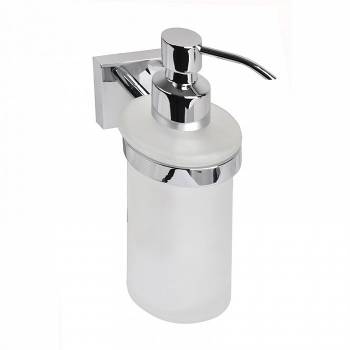 Дозатор для жидкого мыла матовое стекло латунь  Edifice IDDIS EDIMBG0i46 для ванной комнаты. Фото