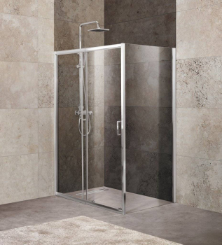 Душевой угол BELBAGNO Unique UNIQUE-AH-1-110/125-80-C-Cr. Фото