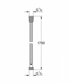 Душевой шланг GROHE 45992000. Фото