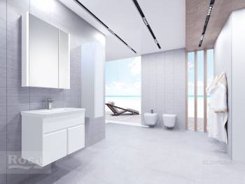 Зеркальный шкаф ROCA UP 70 белый глянец ZRU9303016. Фото