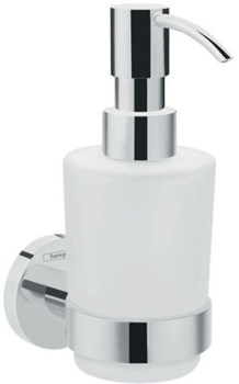 Дозатор жидкого мыла Hansgrohe Logis Universal 41714000 для ванной комнаты. Фото