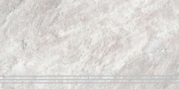 Керамин Ступень Кварцит 7 295х600 светло-серый