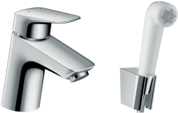 Смеситель для раковины с гигиеническим душем Hansgrohe Logis 71290000. Фото