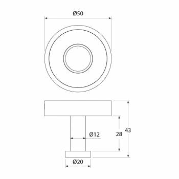 Крючок одинарный IDDIS Calipso CALSB10i41 для ванной комнаты. Фото