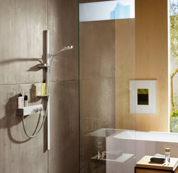 Термостат Hansgrohe ShowerTablet 350 ВМ 13102400 белый/хром. Фото