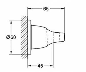 Держатель для душа GROHE Ondus 27188000. Фото