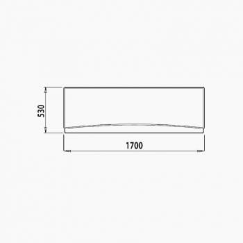 Панель фронтальная для ванны IDDIS 170 001 универсальная 001170Ui93. Фото