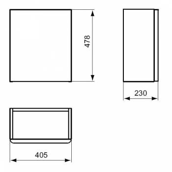 Тумба под раковину 40 см IDEAL STANDARD Softmood T7804WG. Фото