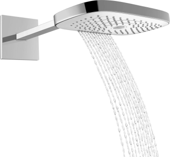 Верхний душ Hansgrohe Raindance Select Е 300 3jet белый/хром 26468400. Фото