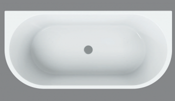 Ванна акриловая пристенная SOLE Sigma 170х80. Фото