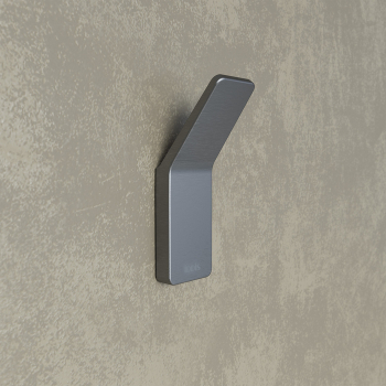 Крючок одинарный сплав металлов Slide графит IDDIS SLIGM10i41 для ванной комнаты. Фото